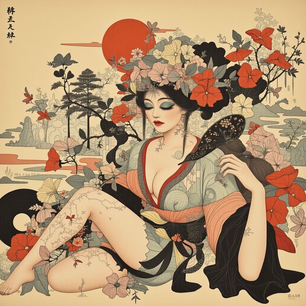 The Ladies Taking Their Leisure