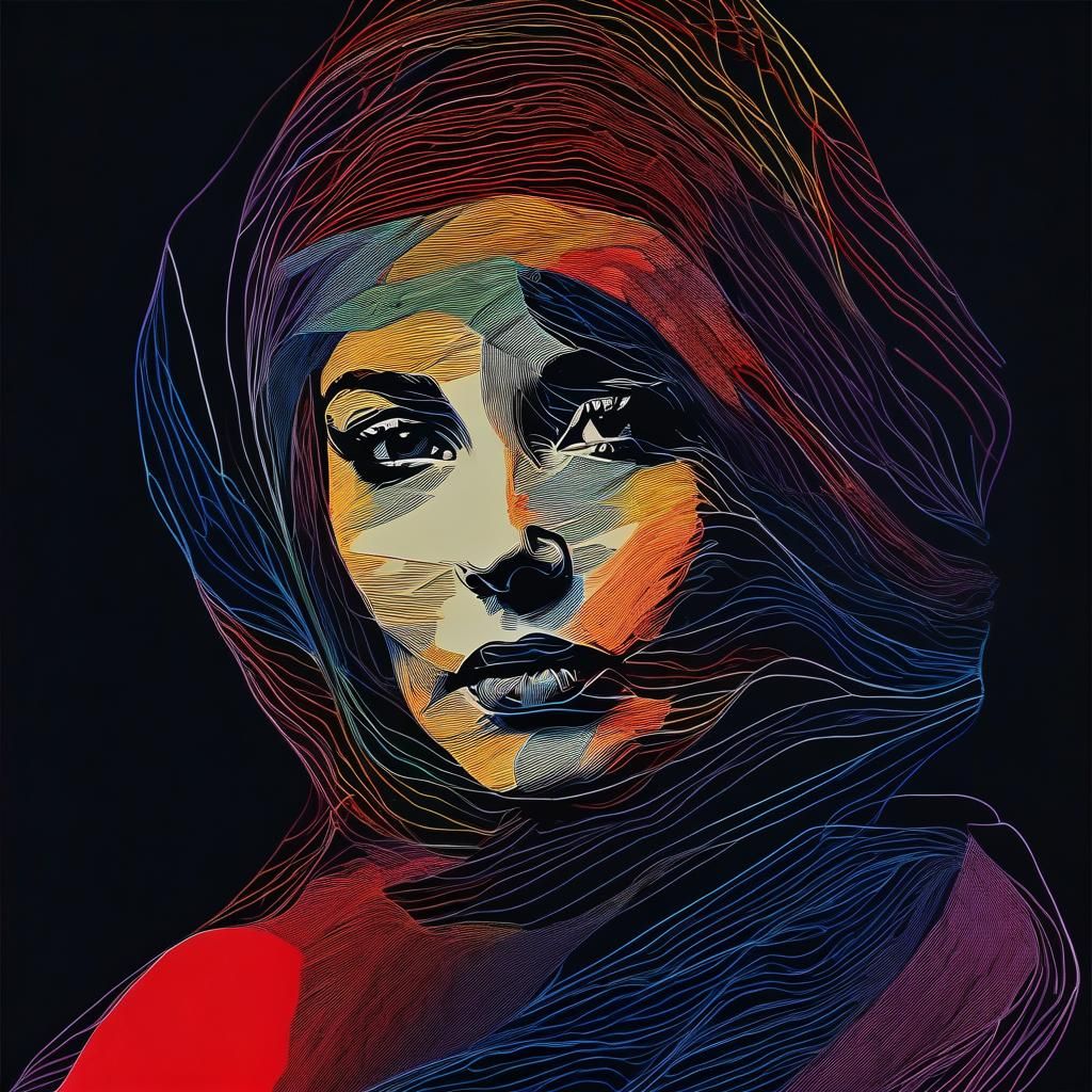 Portrait of a woman.