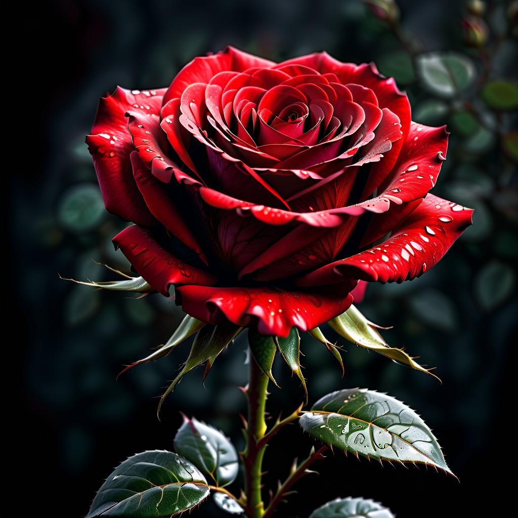 A rose  by @BlueNinja