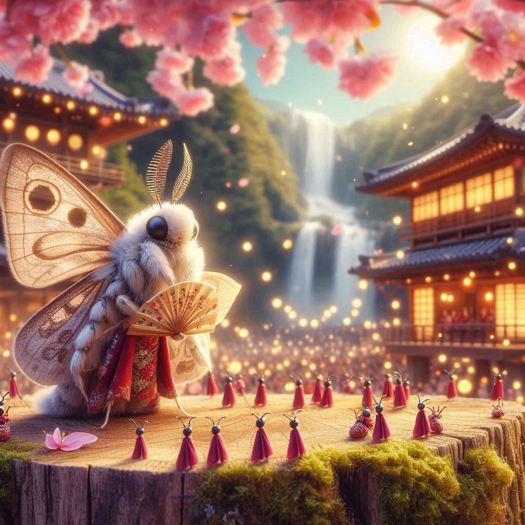 All-Ants-Famous Moth visiting the Village with performance :...