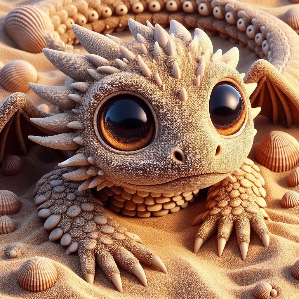 Sand dragon   by @Csf
