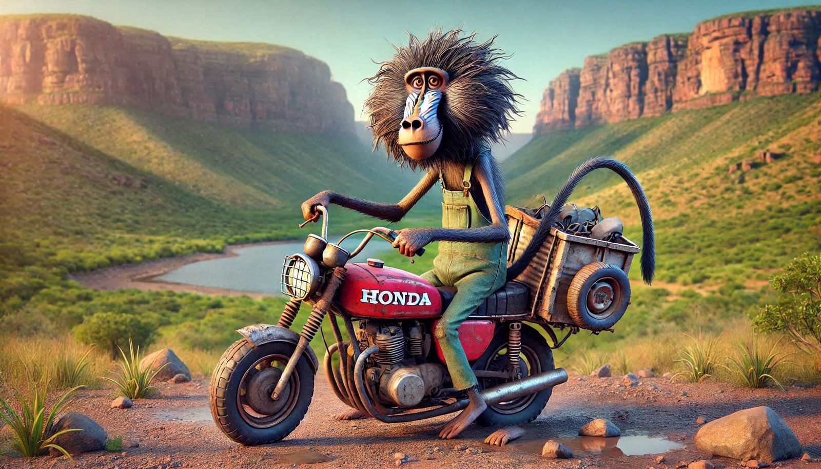 Bobbejane van Magaliesberg & hul wiele 🛞 13