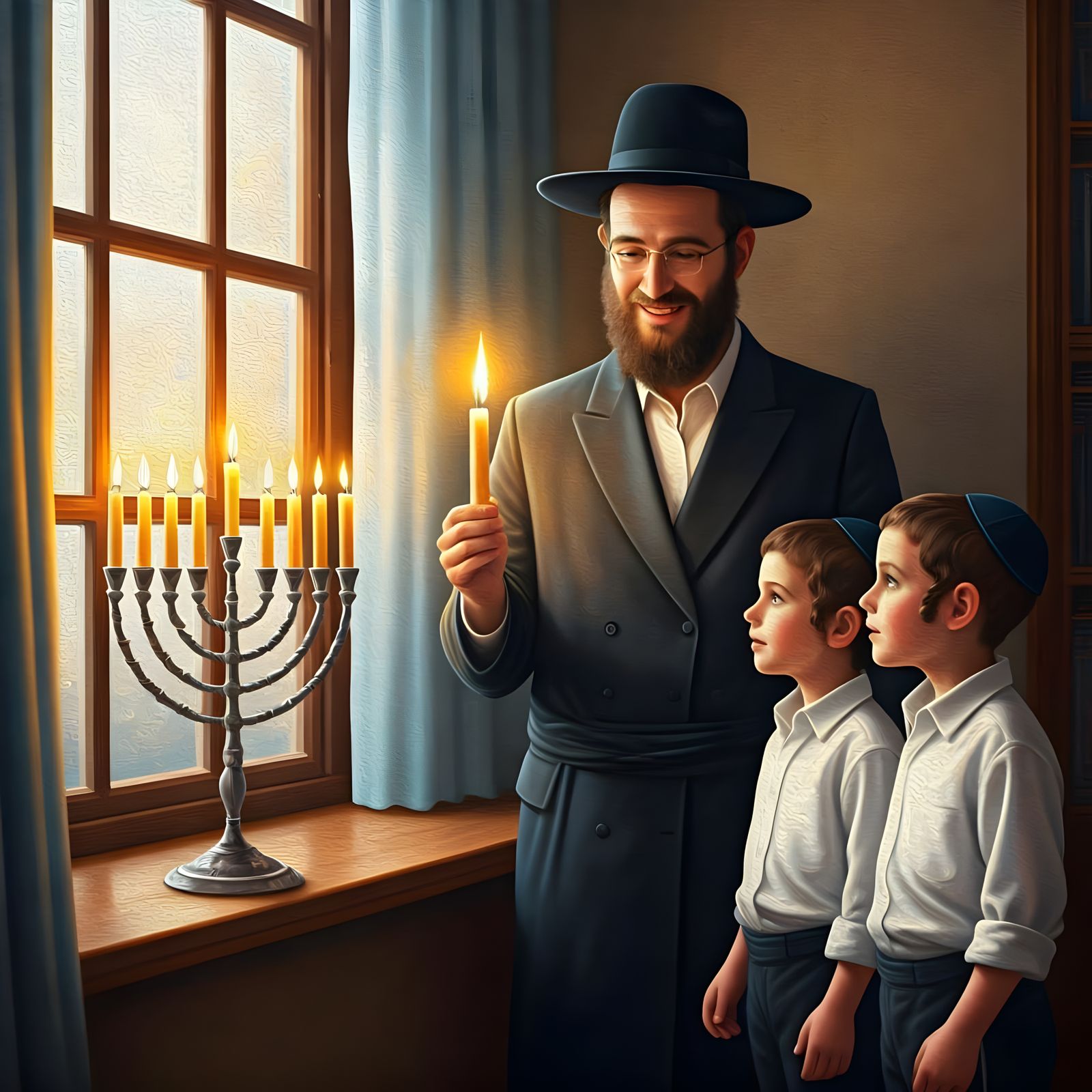 הדלקת נרות חנוכה