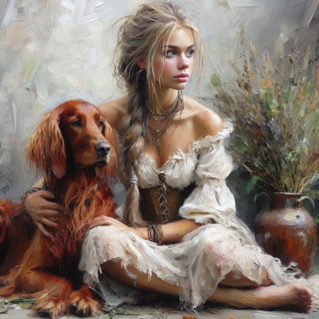 Oil Painting  by @Phidelio