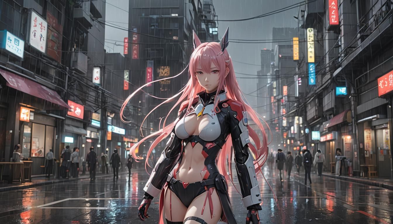 By artist "anime", 3d anime art, inspired by WLOP, Artstatio...