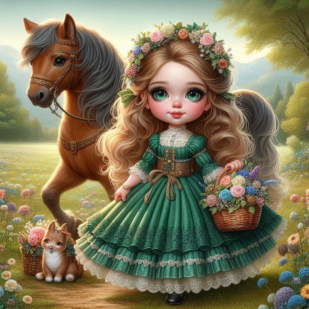 Brincando com meu Pônei