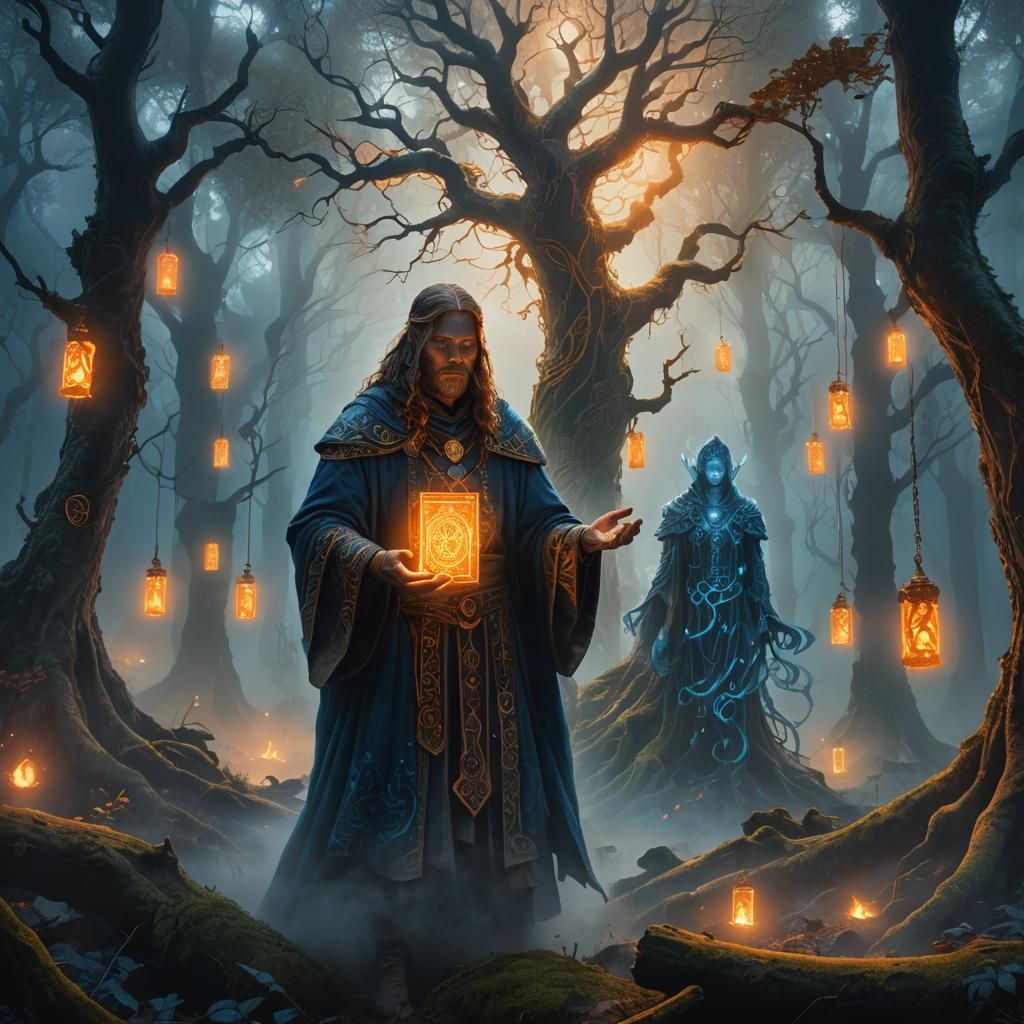 Fantasy tarot cards - Mystical Tarot Card Revelation in Ench...