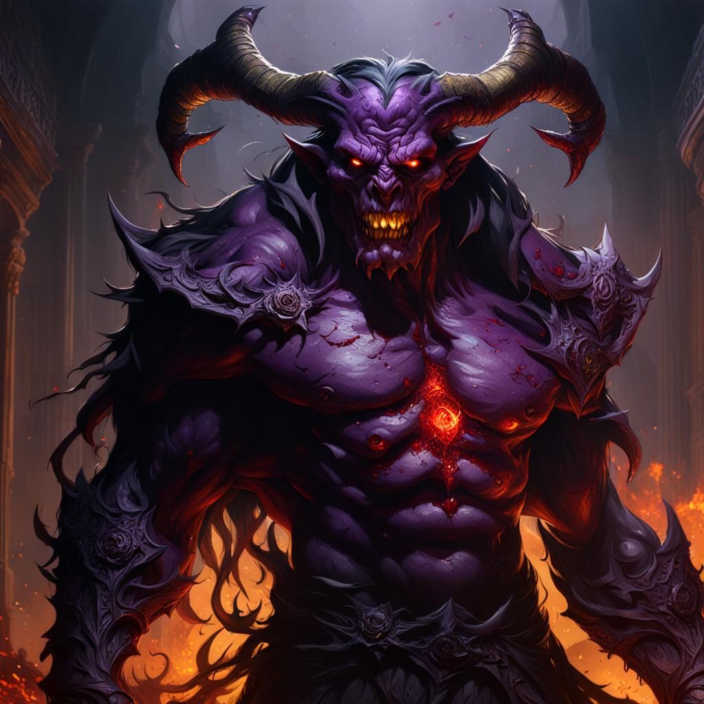 demon and blood