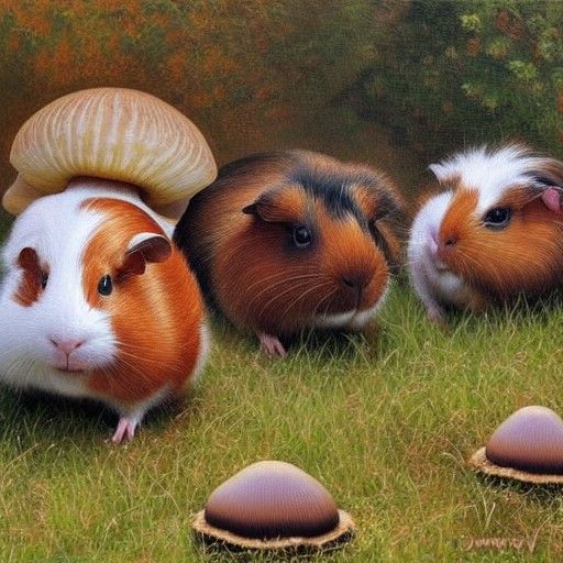 Guinea pigs outlet mushrooms