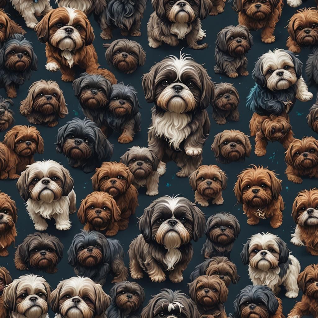Liver shih tzu