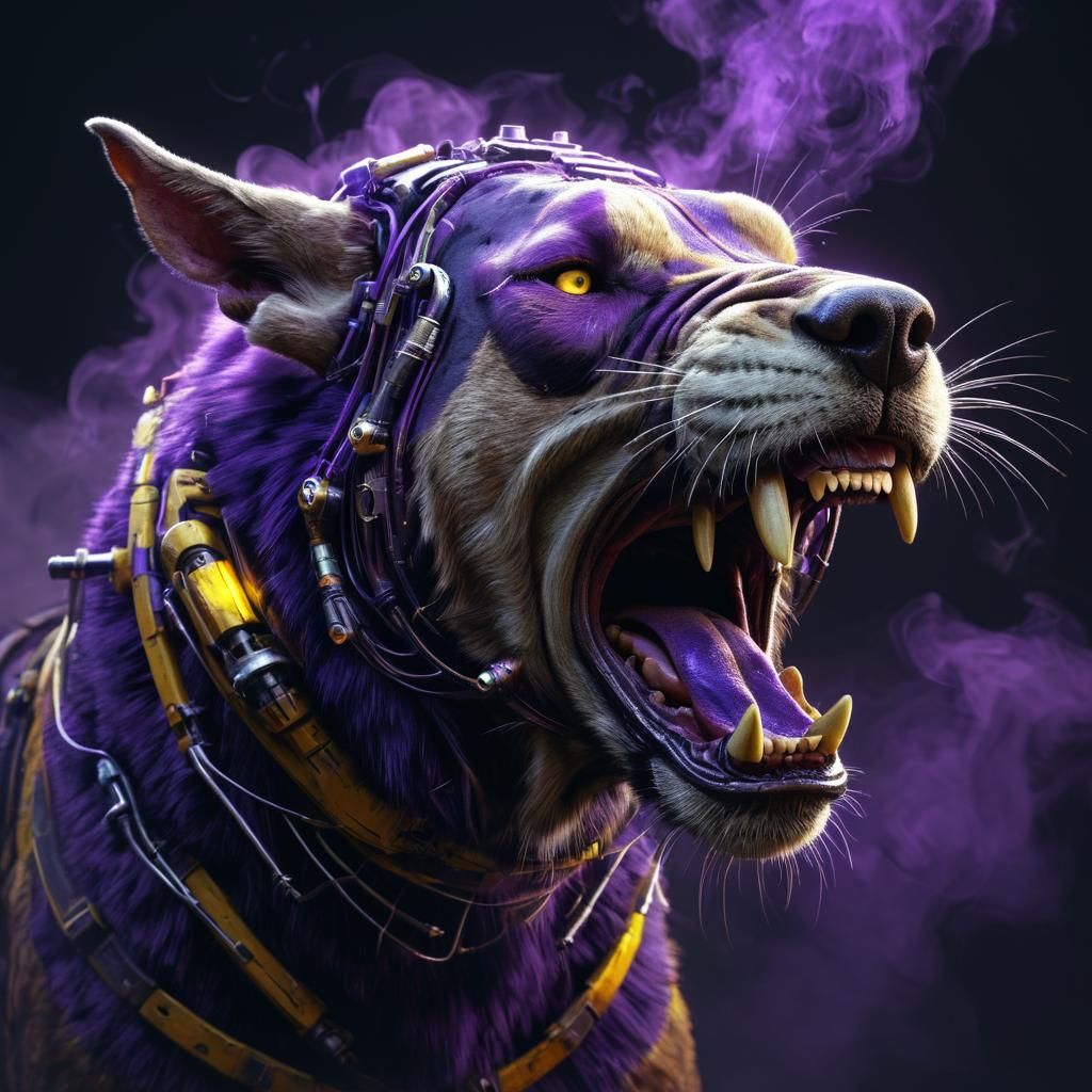 Cybernetic Boer boel with yawn effect