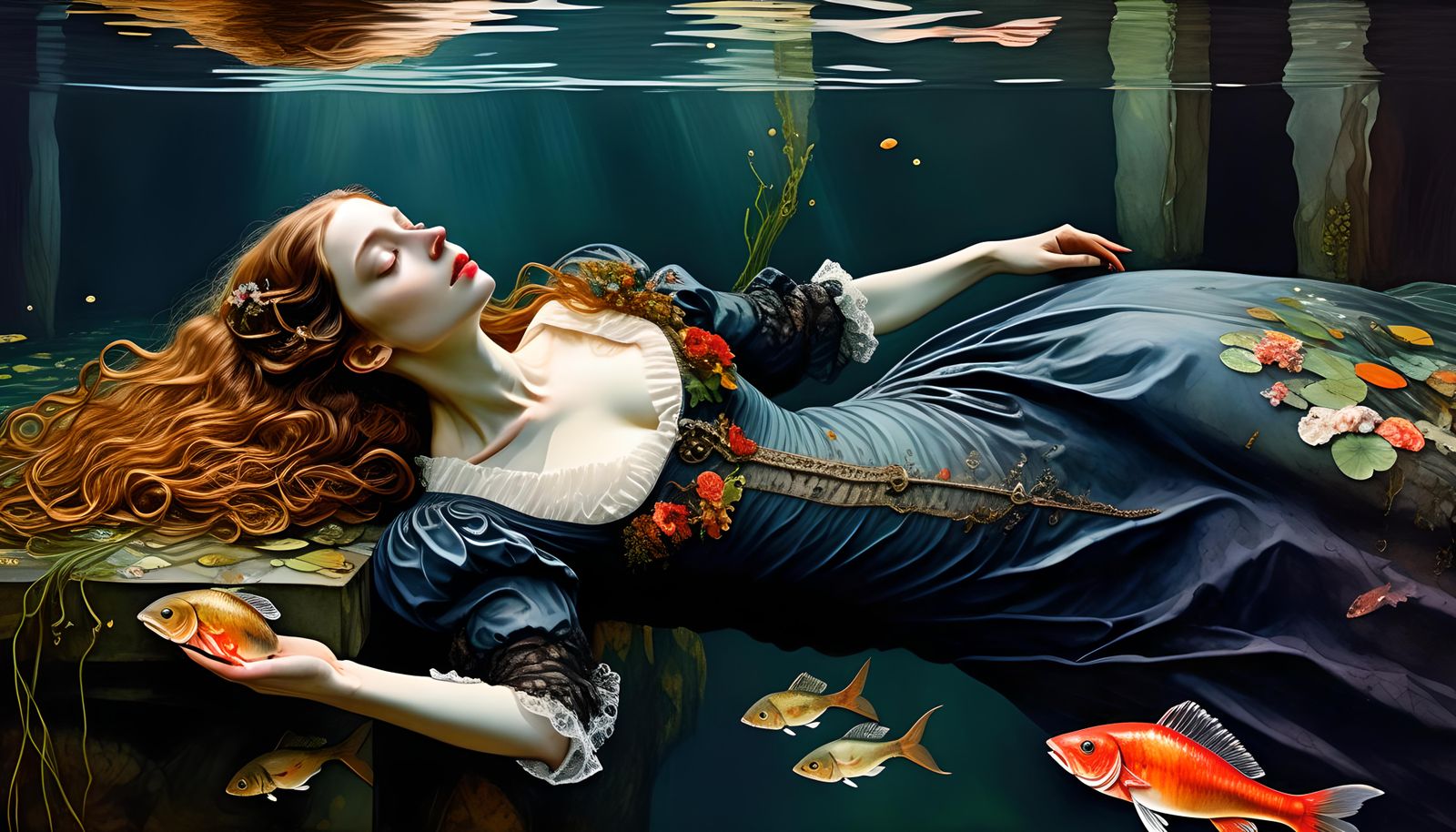 Ophelia's Lament  by @Gebbeth138