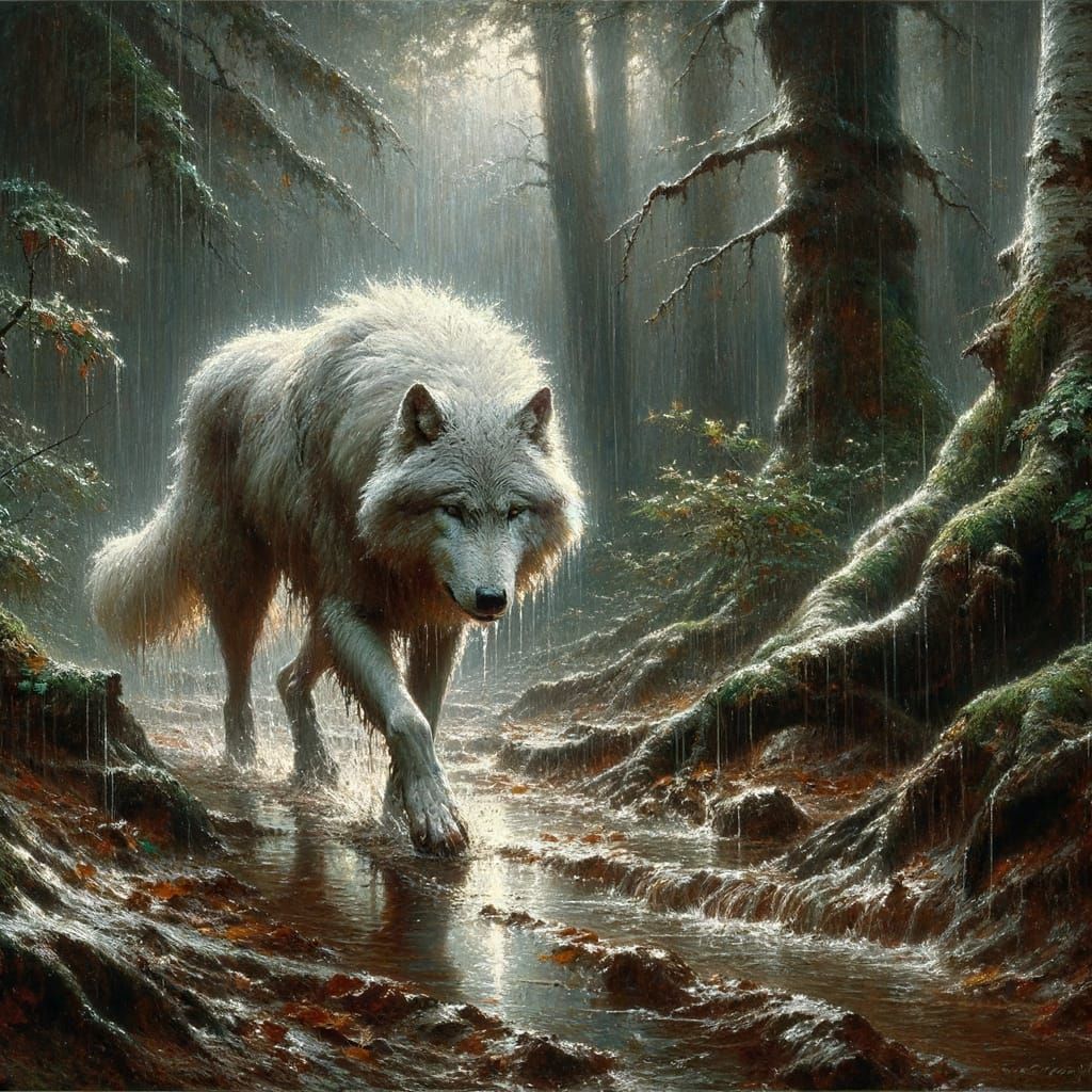 Majestic wolf  by @ByCRB