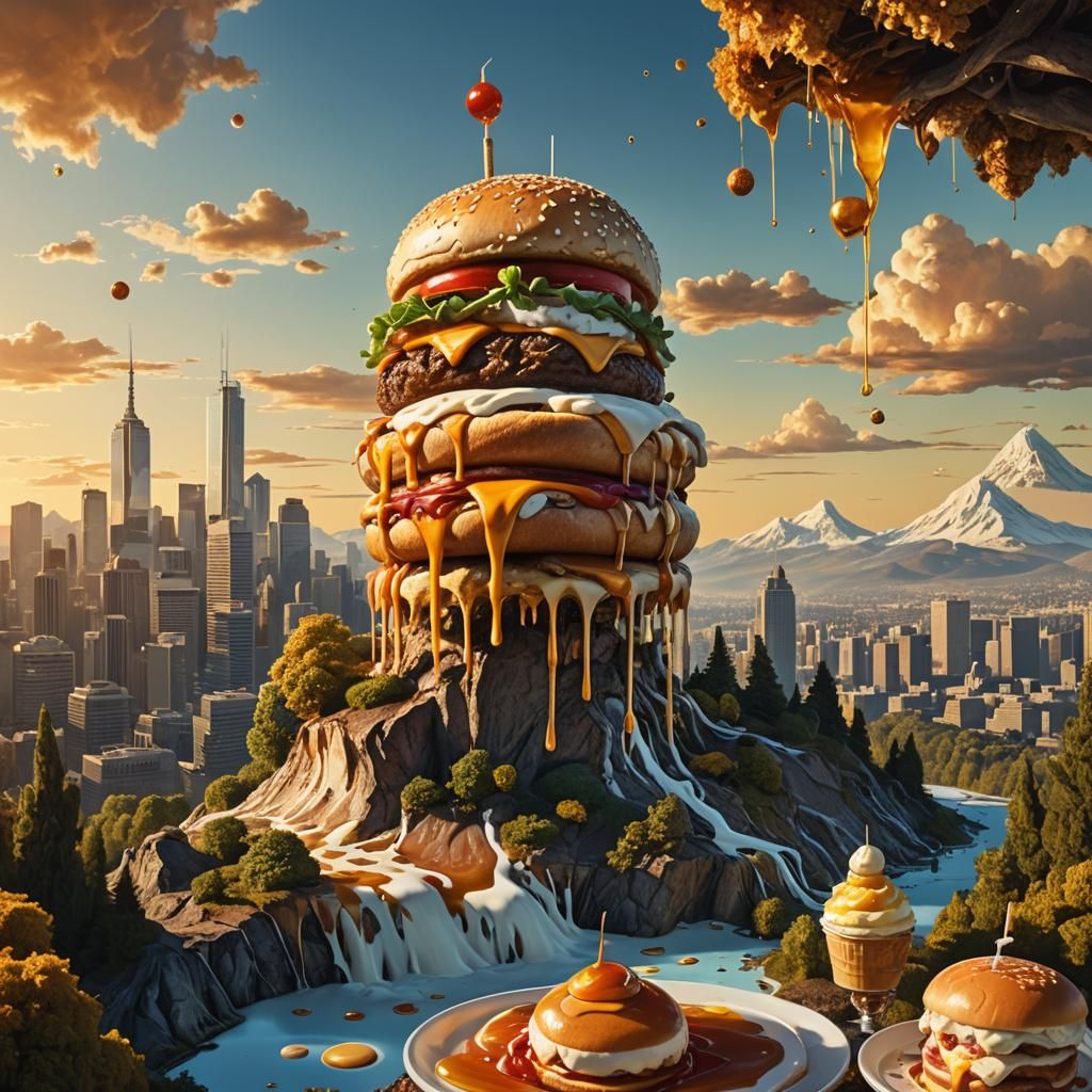 Giant Food in Odd Places  Daily Challenge #757  by @Lostmark