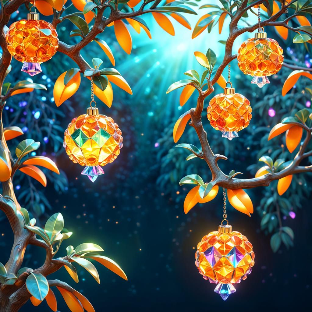 "Mandarin oranges Figurines, beautiful mandarin oranges made...