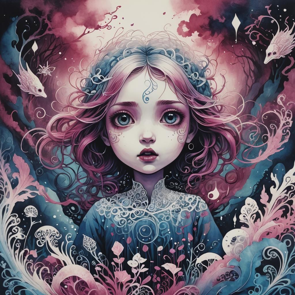 Eyes like saucers AI Generated Artwork NightCafe Creator