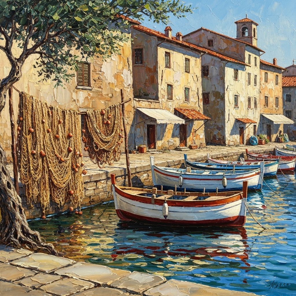 Harbour in the old town