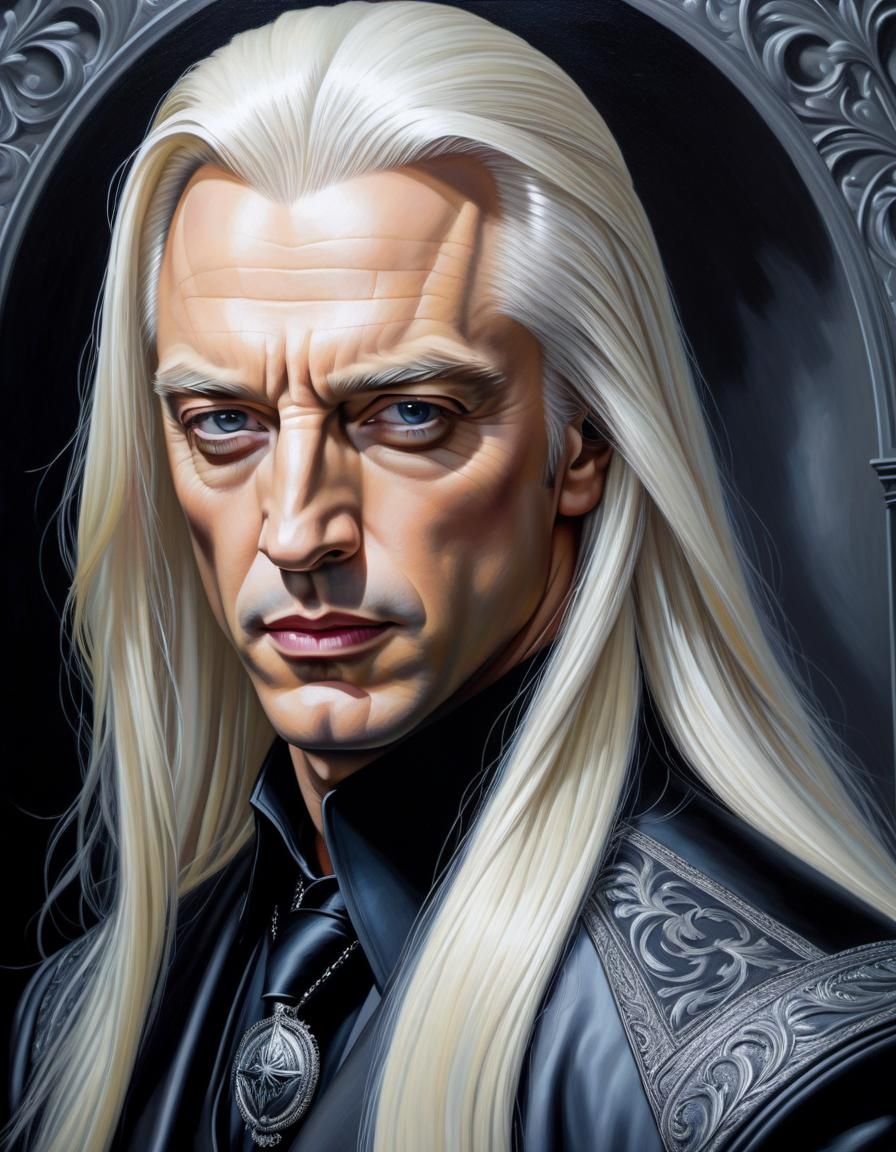 Portrait of Lucius Malfoy - AI Generated Artwork - NightCafe Creator