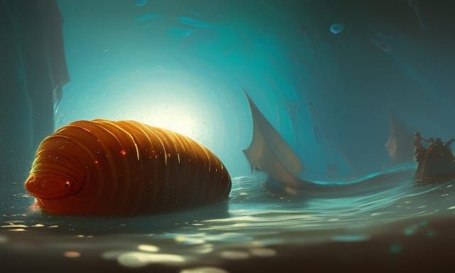among gus the caterpillar who lives in the sea pickle under ...