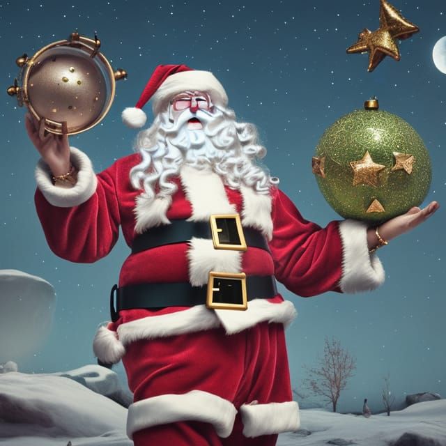 Santa Claus is already getting ready