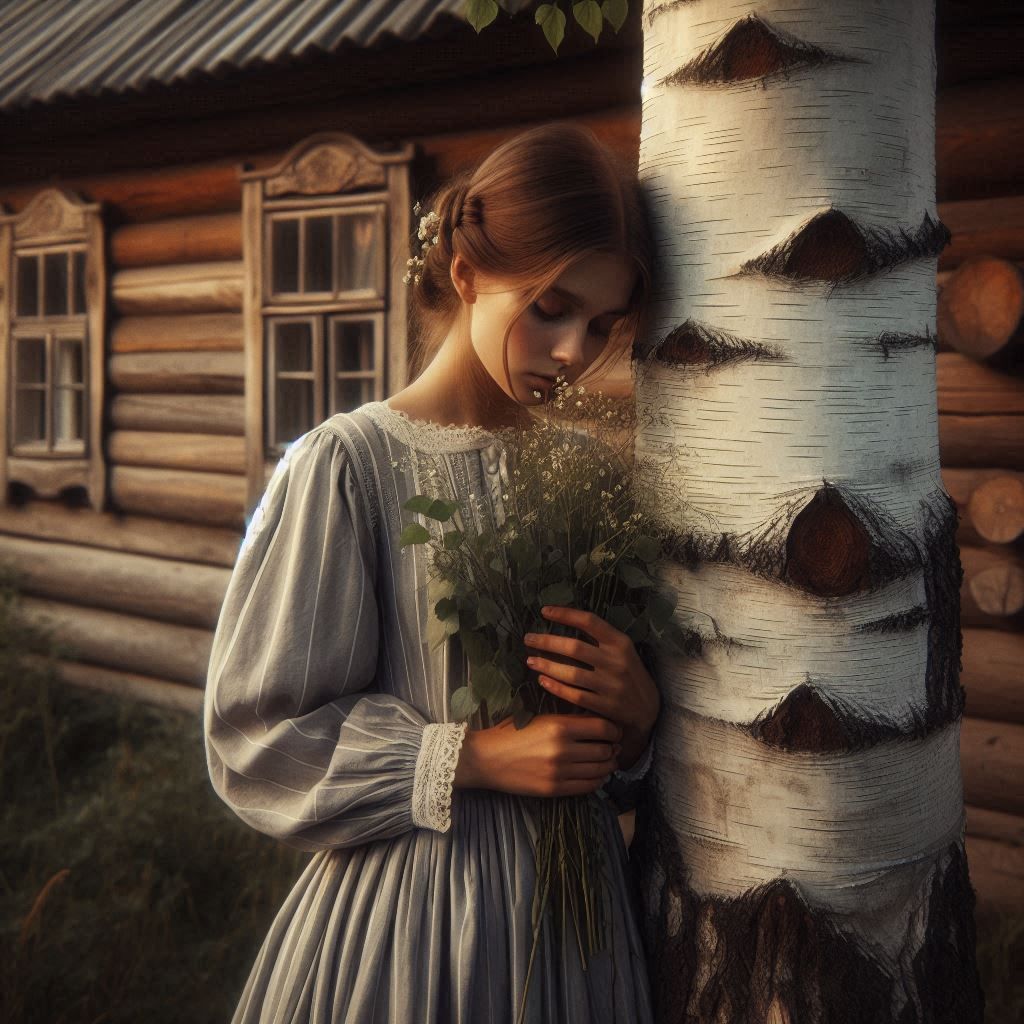 date by the birch tree