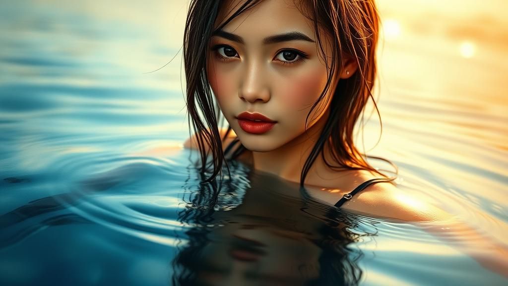 "Swim out past the breakers, watch the world die" Everclear AI Generated Artwork NightCafe