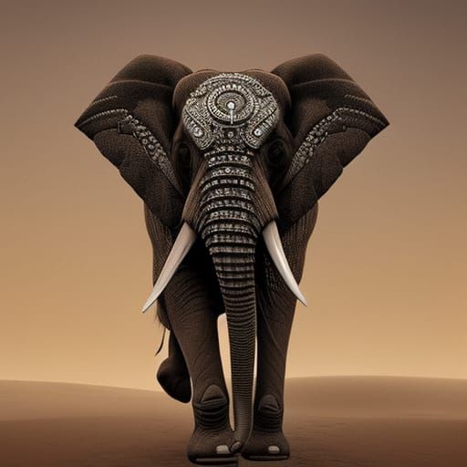 elephant warrior  by @Mecanara