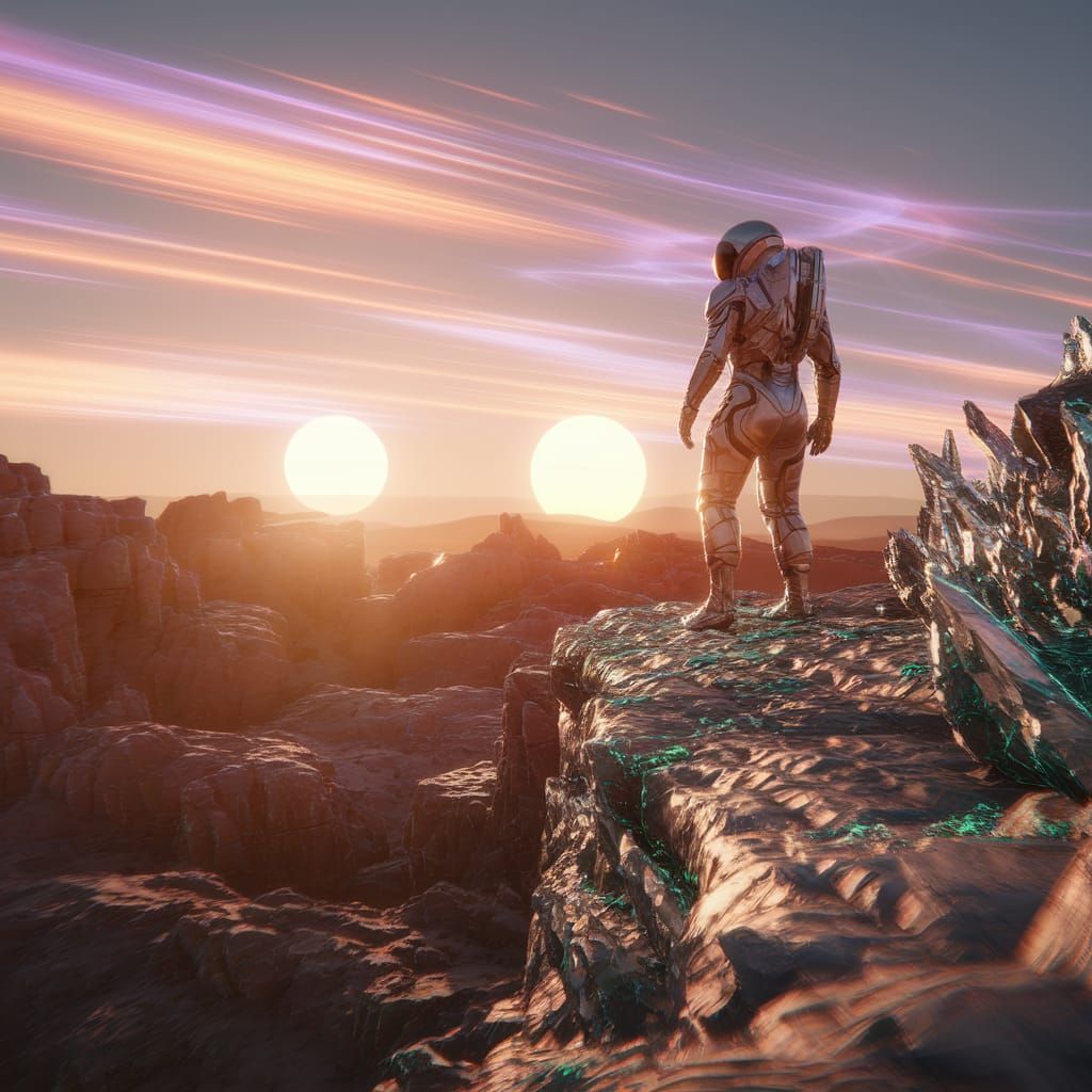 Twilight on the Alien Wind  by @dinsat