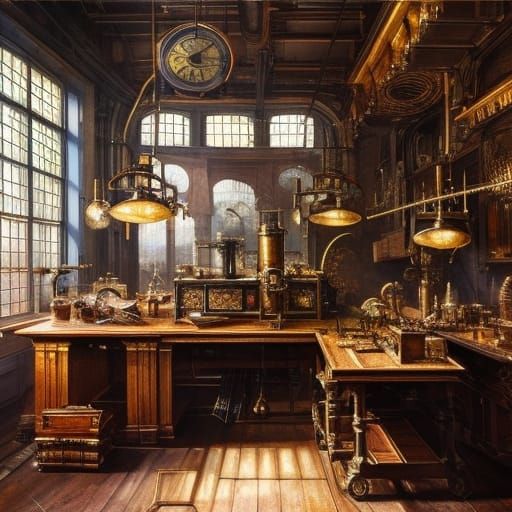 The Clockmaker's AI Generated Artwork NightCafe Creator