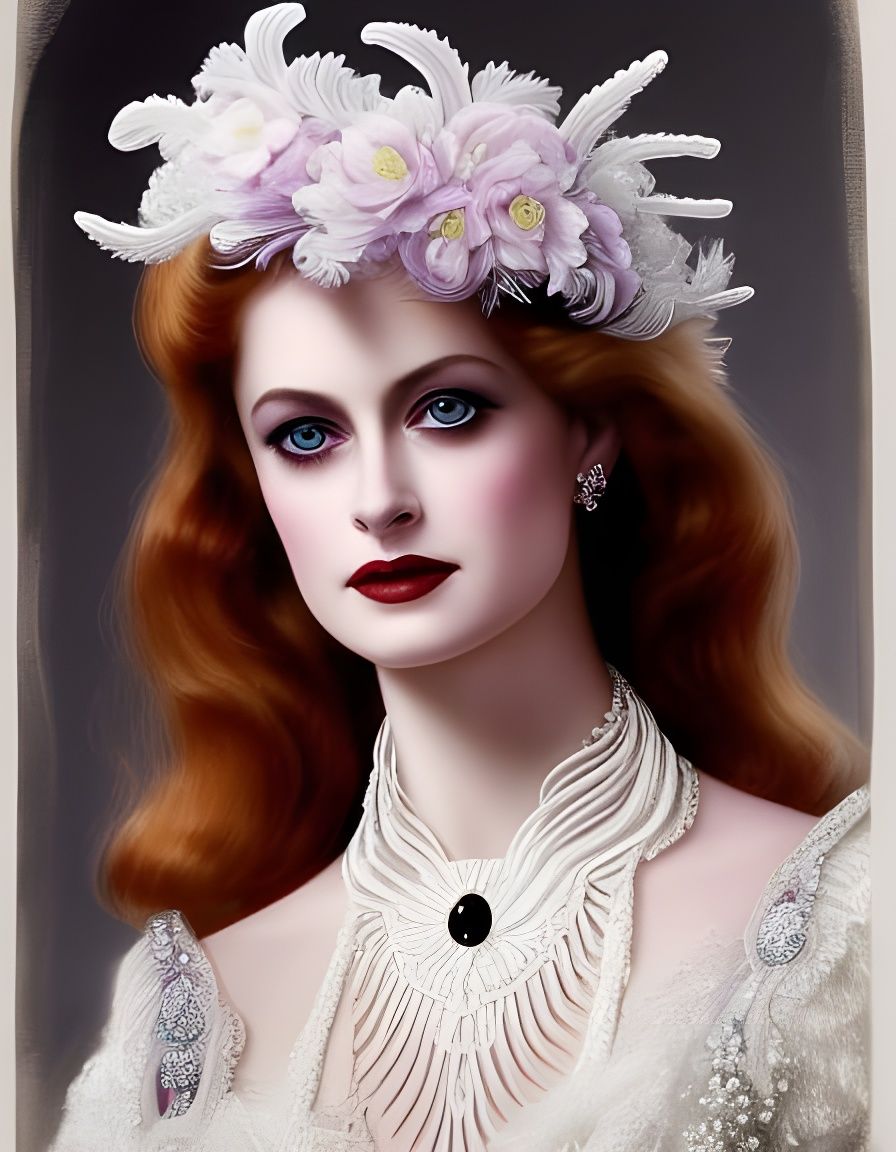 Portrait of Lucy Westenra - AI Generated Artwork - NightCafe Creator