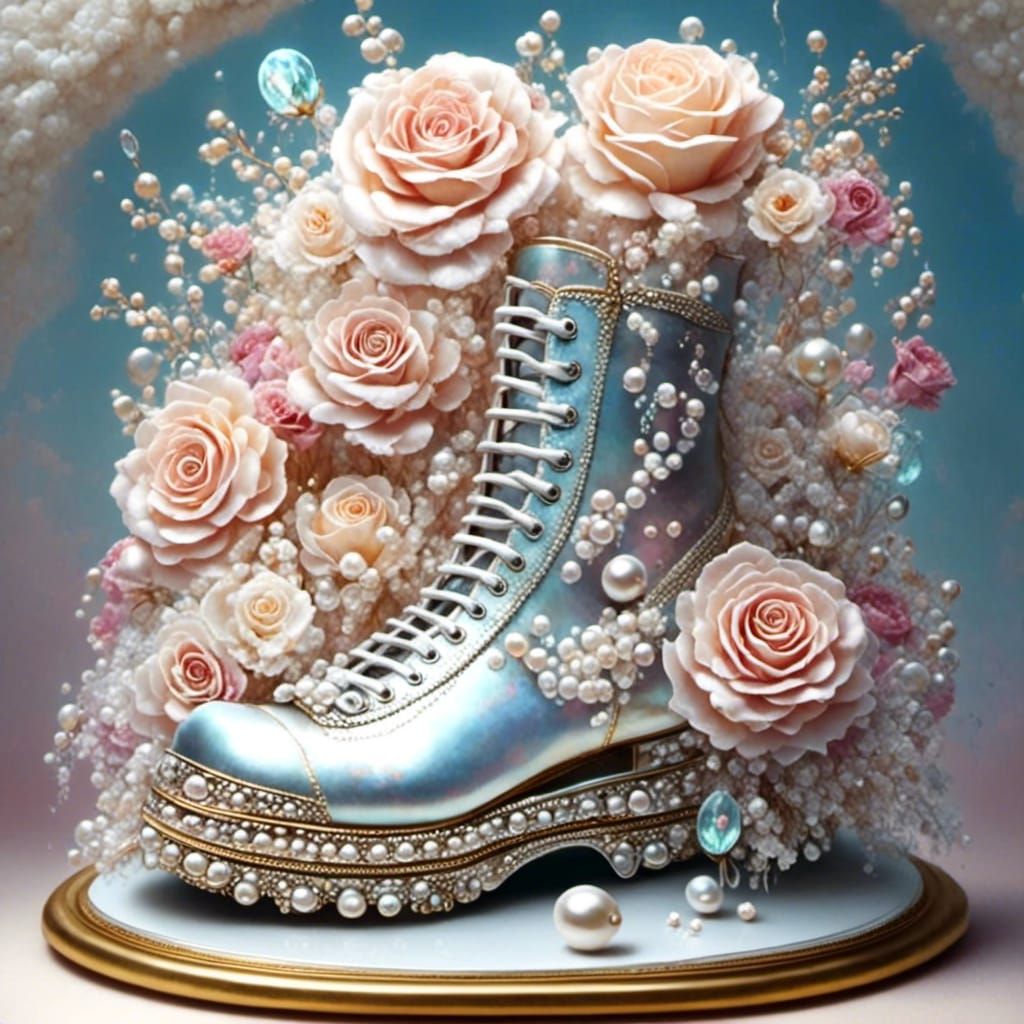 mother-of-pearl shoe