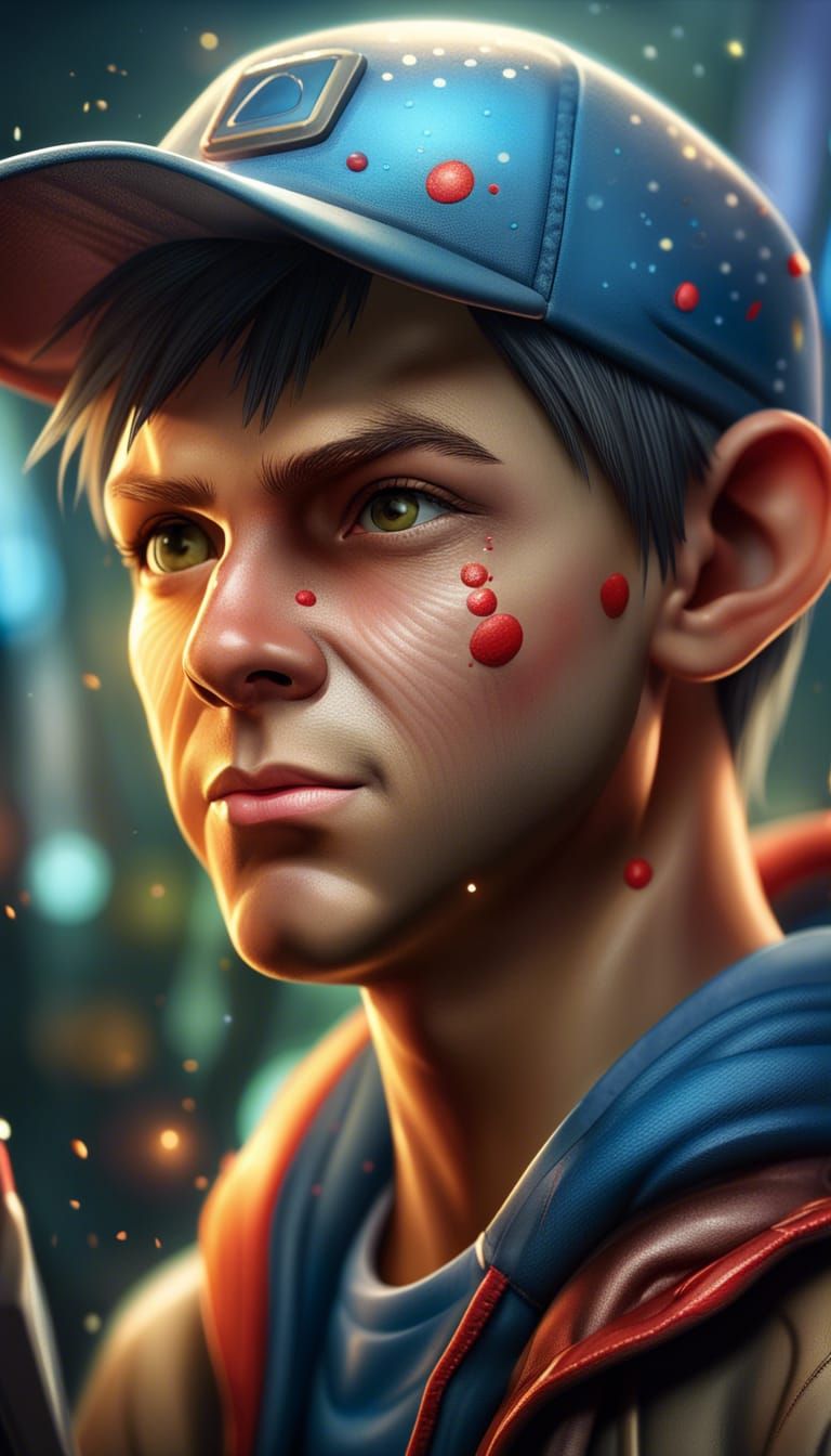 Realistic Adult Ash Ketchum - AI Generated Artwork - NightCafe Creator