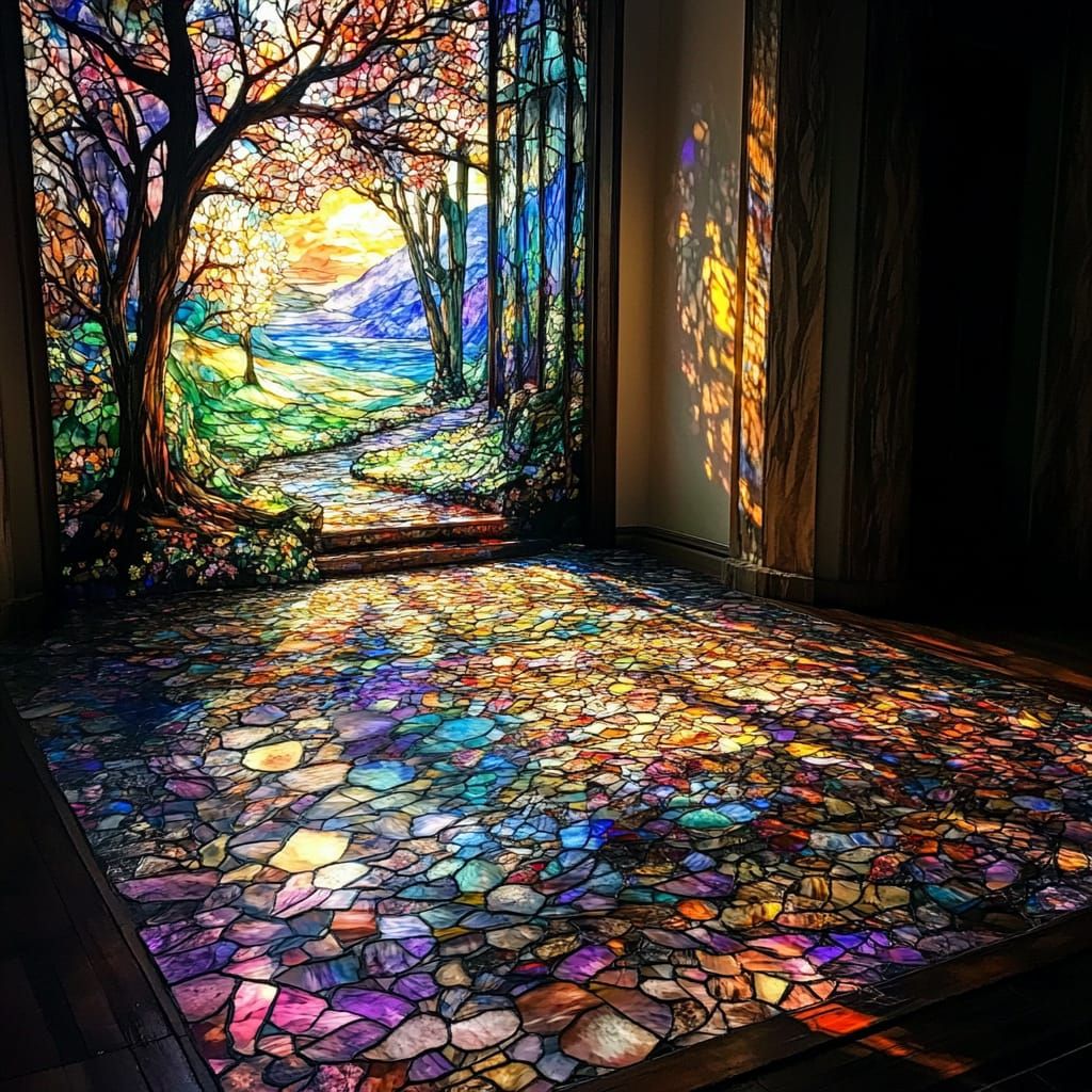 Midjourney Stained Glass