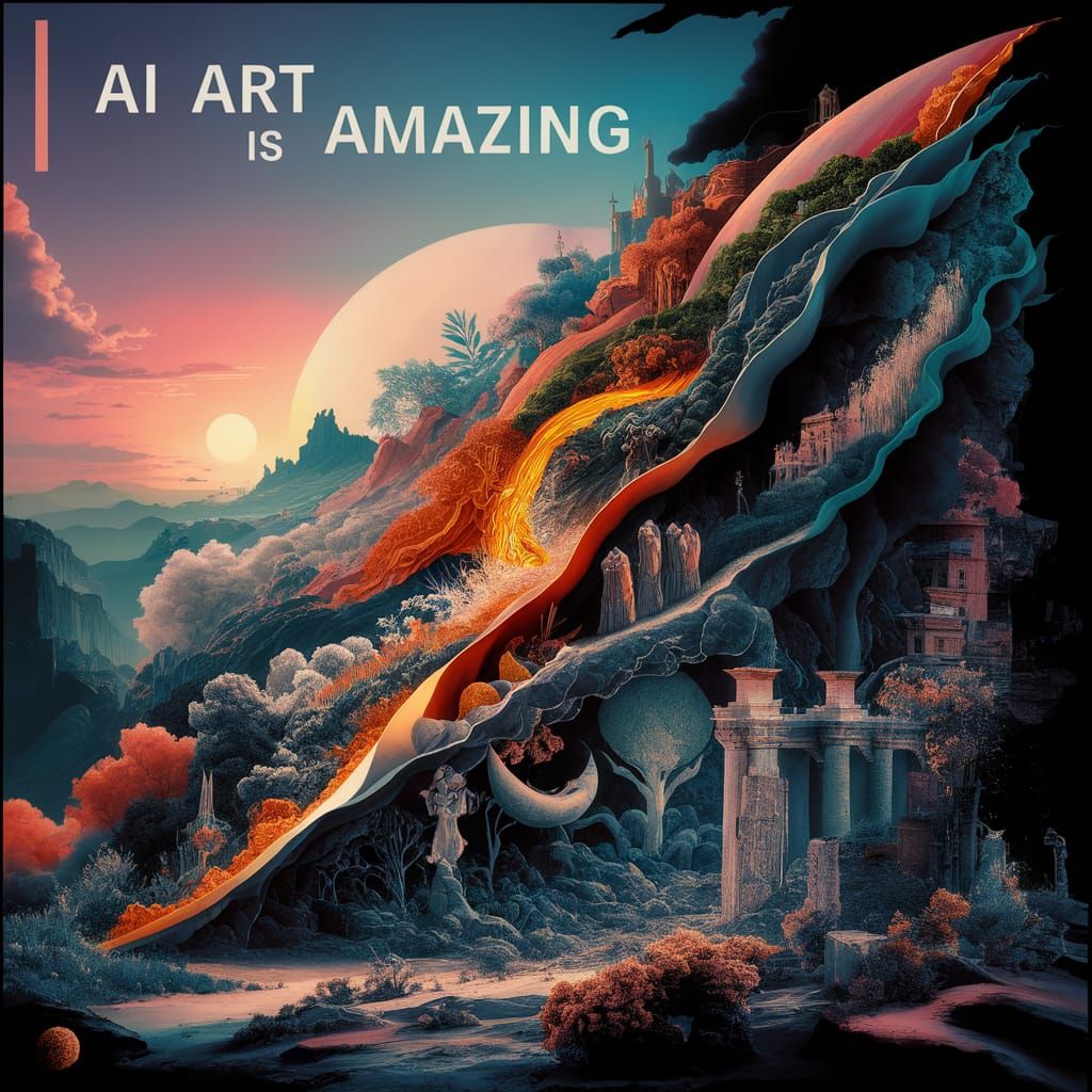 AI Art Is Amazing - Colage - Landscape/Nature
