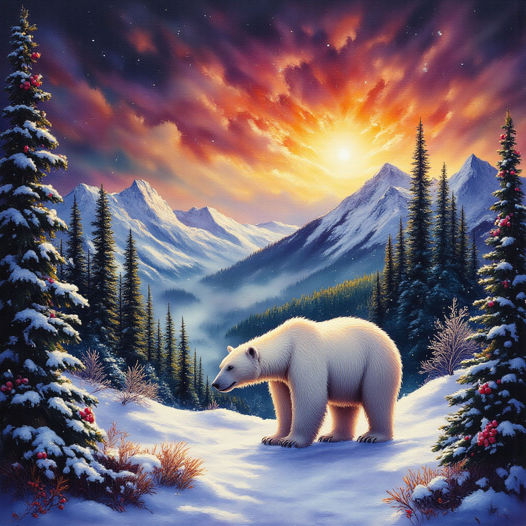 Portrait of a Polar Bear