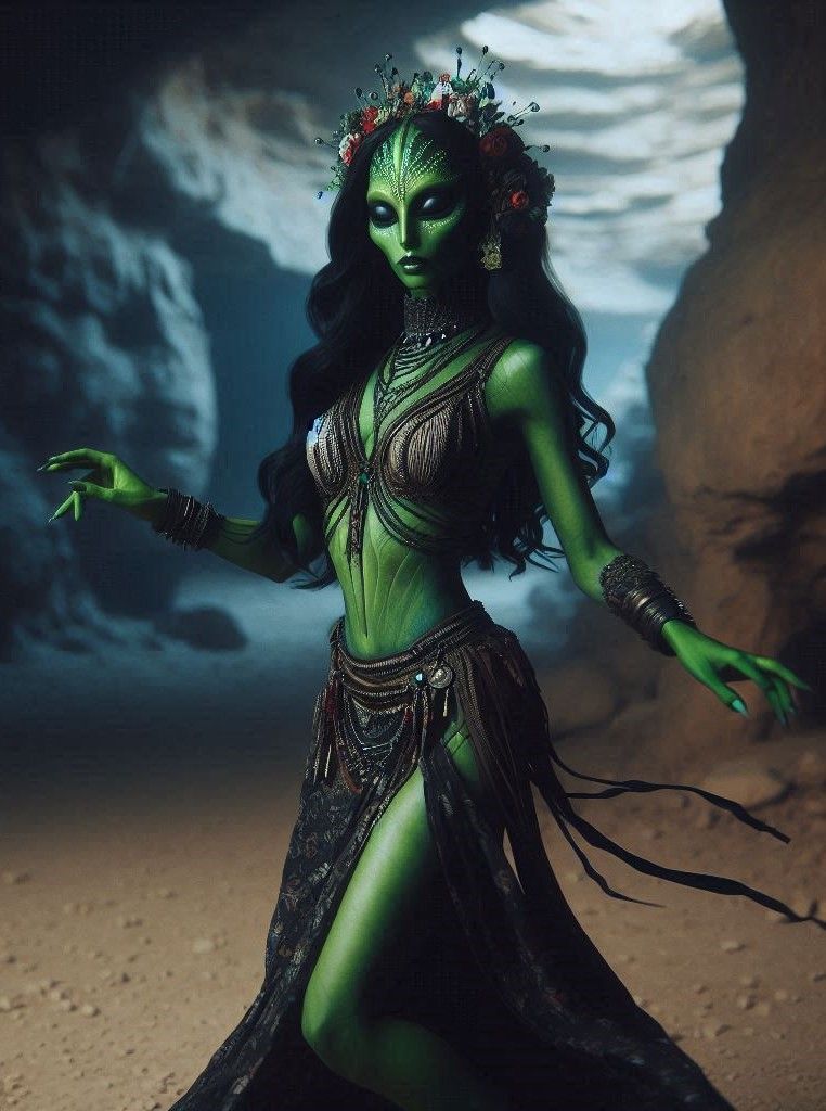 Women of Star Trek: Green Orion Dancing Girl