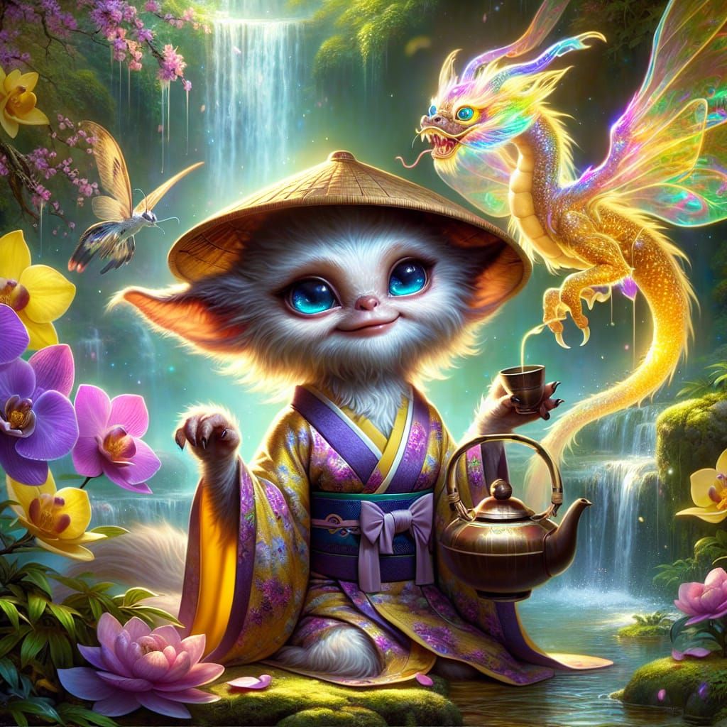 Summoning of the Serene Tea Dragon