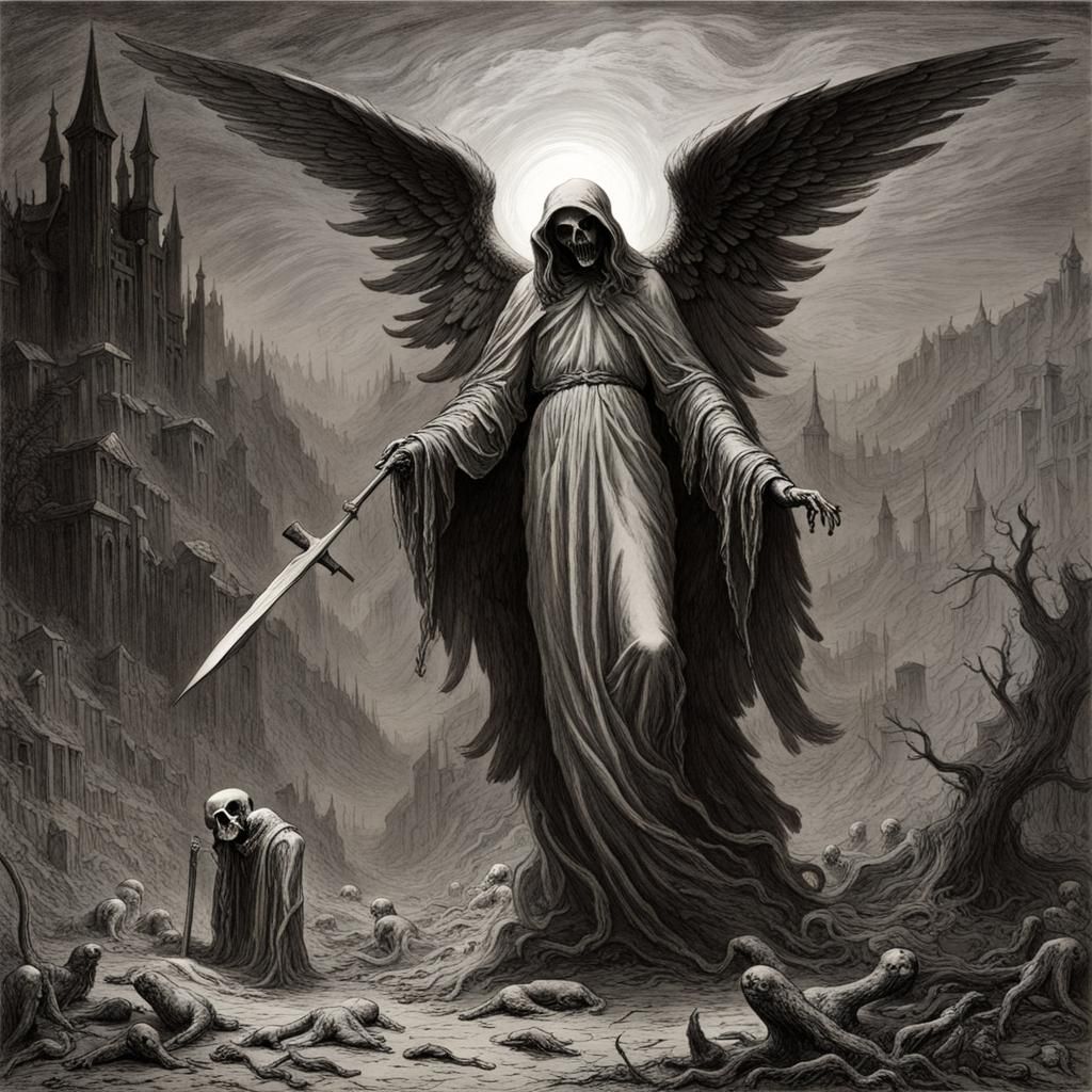 Angel of Death - AI Generated Artwork - NightCafe Creator