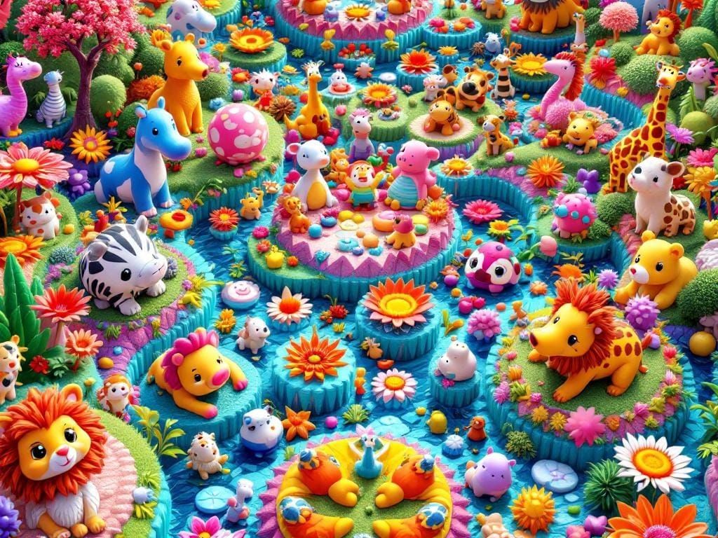 Colorful Clay Craft Collection  by @Gary Murakami