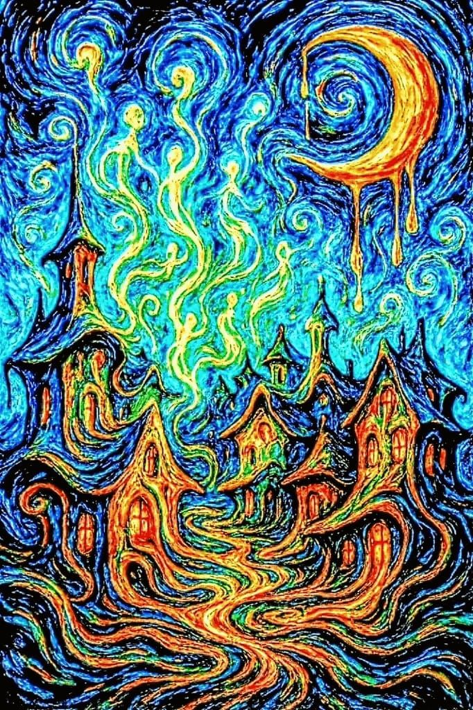 Sometimes Mixing Alcohol with Paint Can Produce Interesting Side Effects