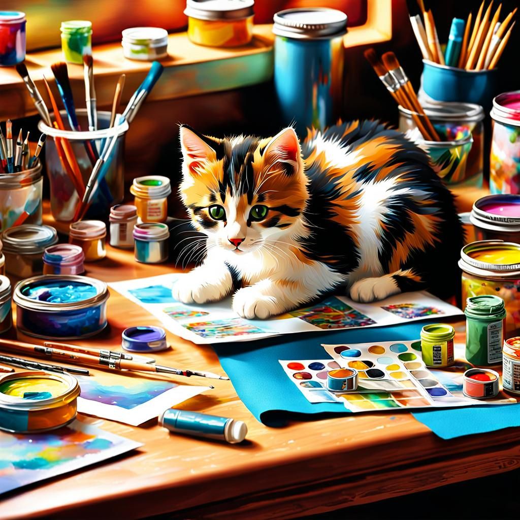 Dont forget to do a painting of me mew!