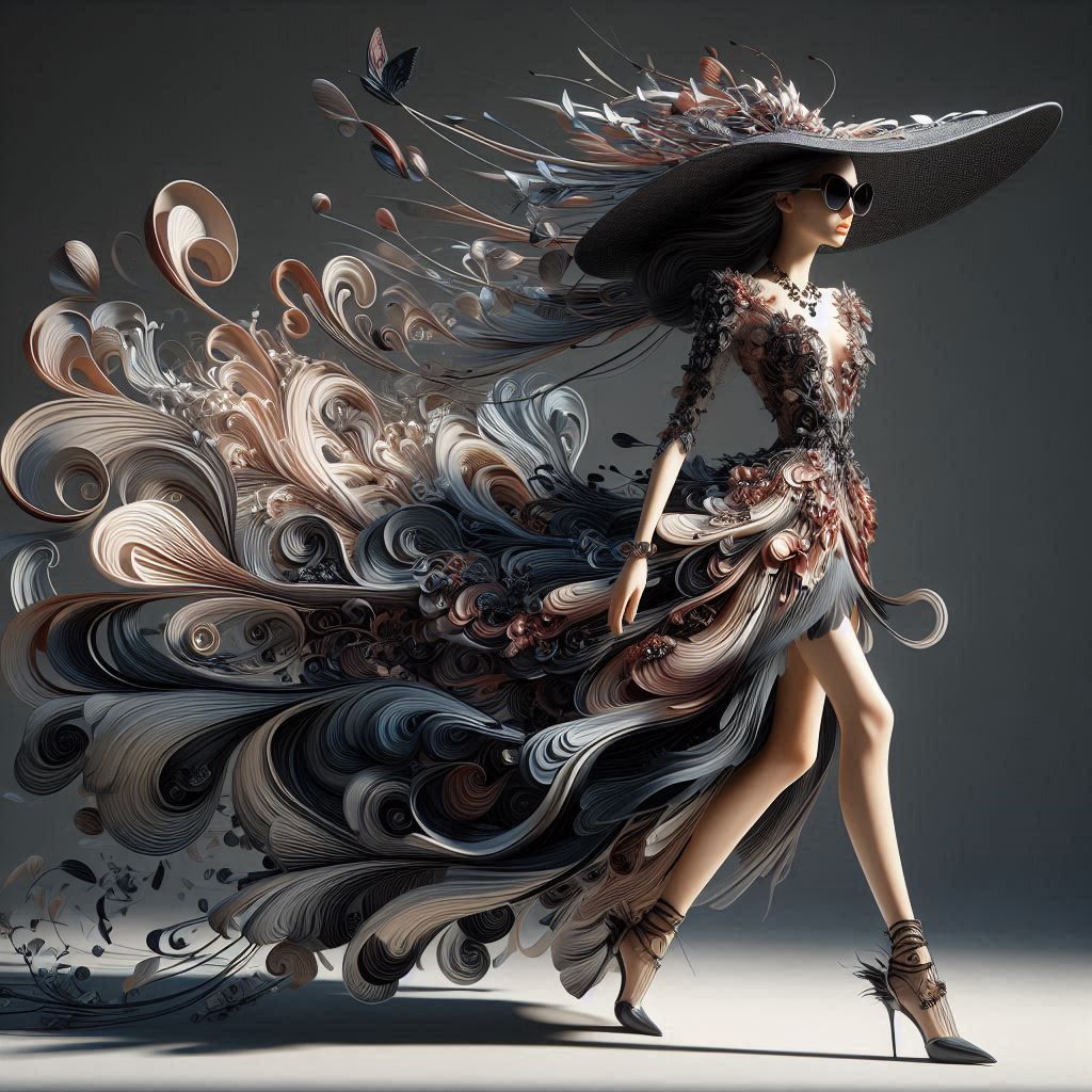 Abstract Curves Fashion