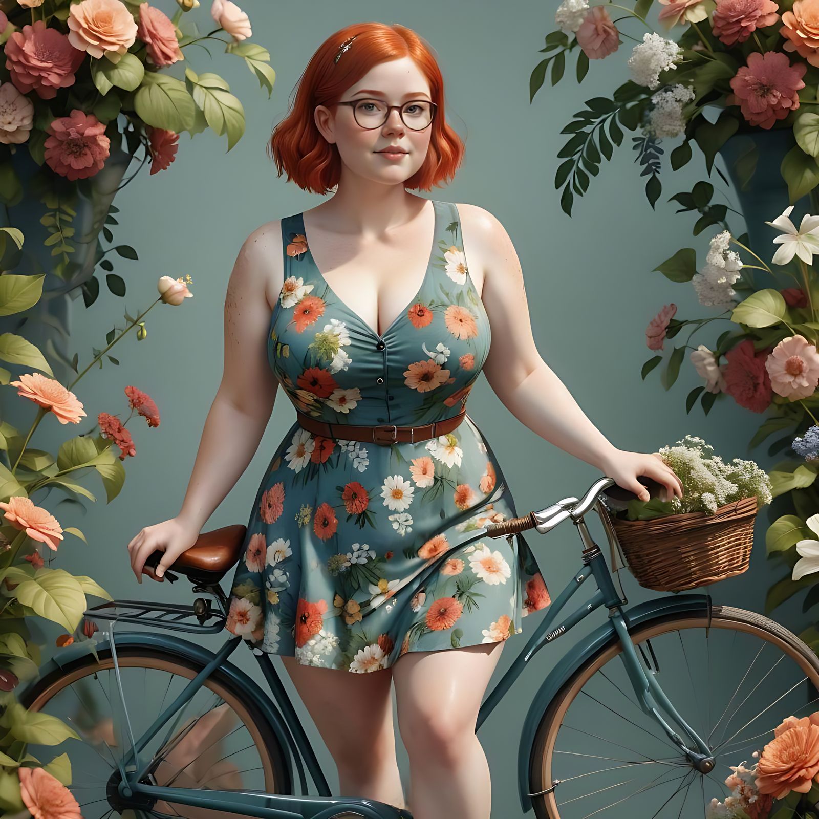 Ginger has a brand new bike