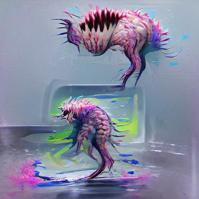 failed experiment creature - AI Generated Artwork - NightCafe Creator