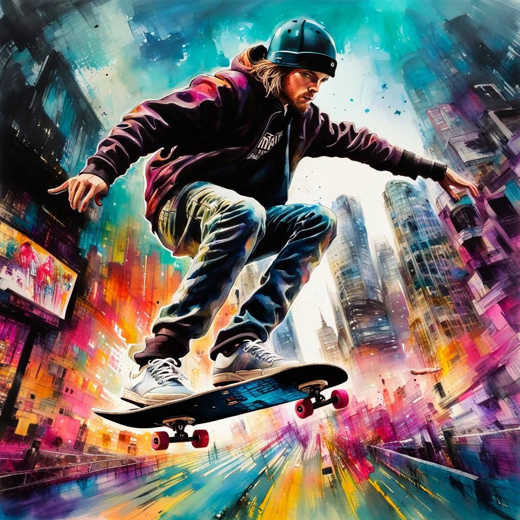 Skateboarding