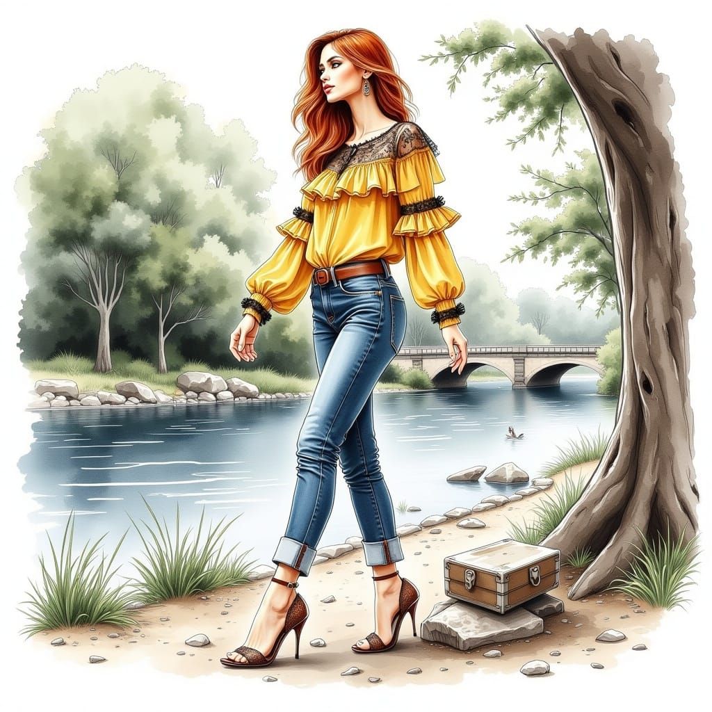 <lora:WatercolorSketchFx:1.0>