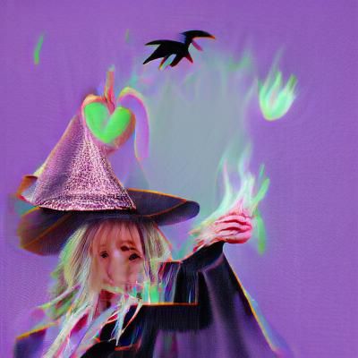 The witch casts a spell to make your love disappear