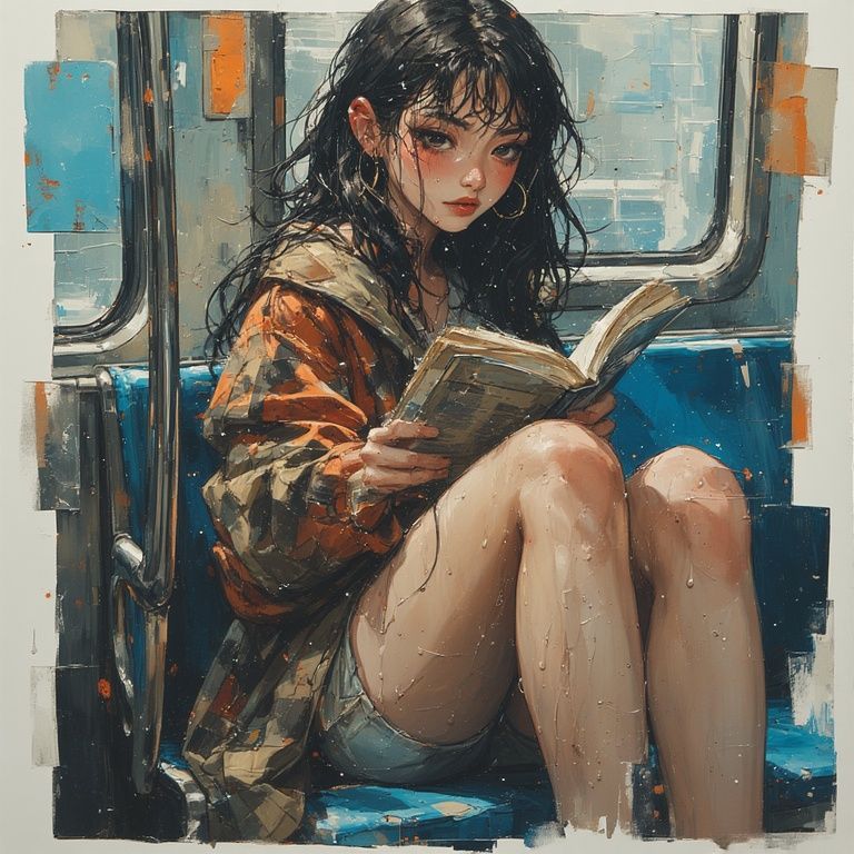 Reading in the metro