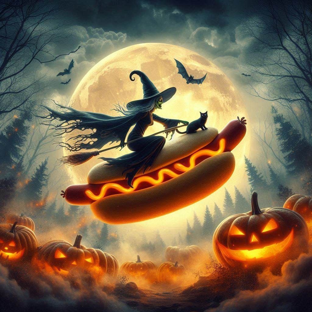 DALL-oween Witchy ParaBroom