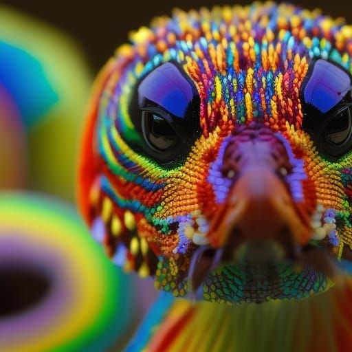 RainBoa constrictor  by @JokeStirrer